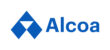 Alcoa logo horizontal blue Print
