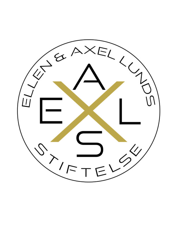 Ellen Axel Lunds stiftelse org logo gull 1