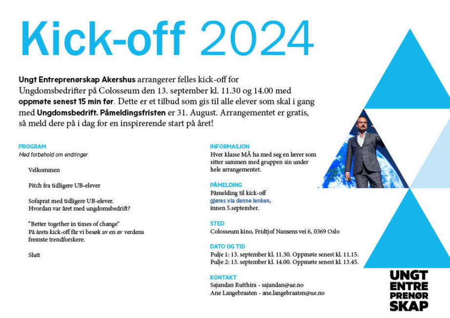 2024 Kick off Ungdomsbedrifter